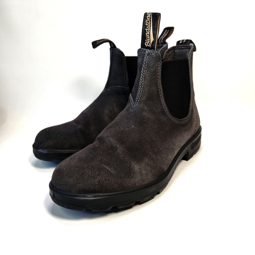Blundstone Gray Ankle Boots with Elastic Panels 6.5 Uk 9.5 Womens Us